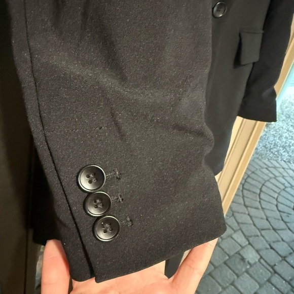 Boston Proper Women 16 Blazer Black Office Professional Chic Timeless Work - Picture 2 of 8